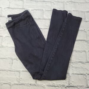 AG Adriano Goldschmied Black Knit Luxe Denim size 27